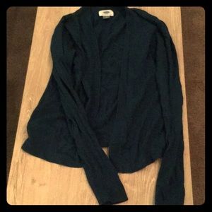 Teal cardigan